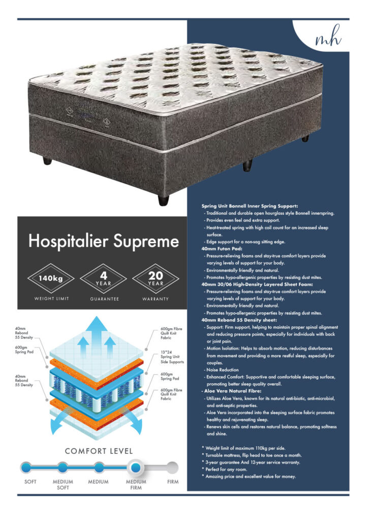 Hospitalier supreme bed