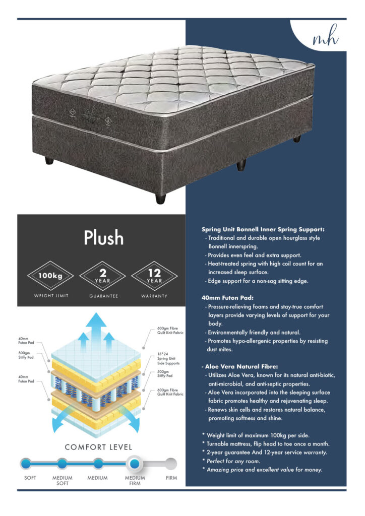 Plush bed